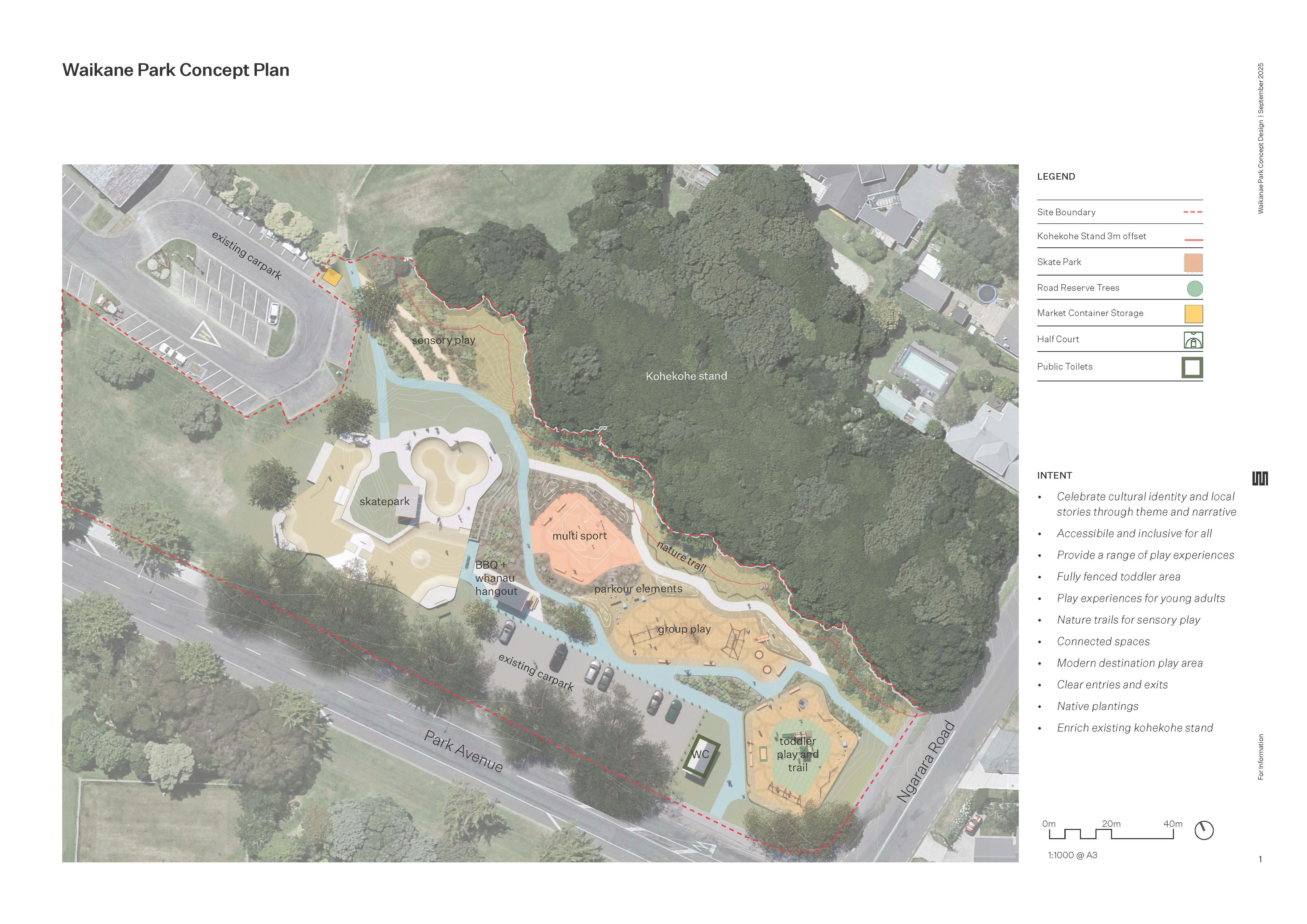 Waikanae Park Concept Plan