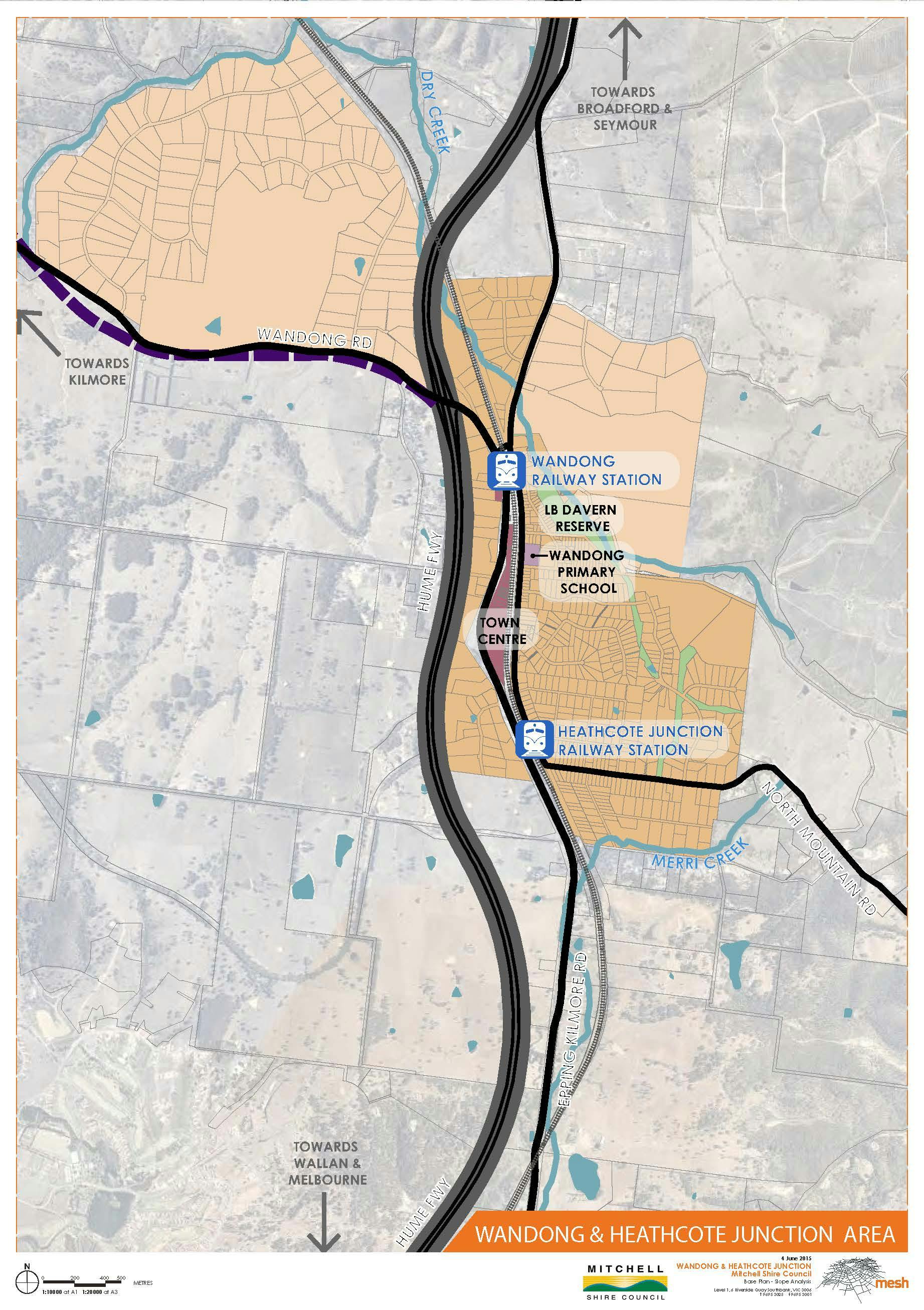 Wandong Heathcote Junction Context Plan