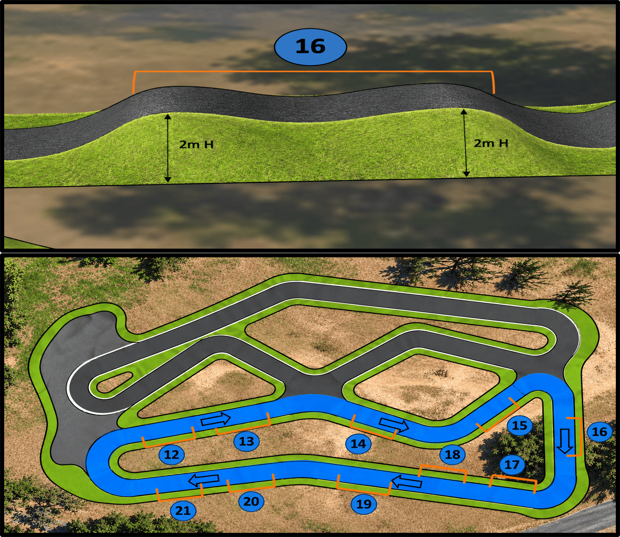 Runaway Bay Intermediate Pump Track Loop.png