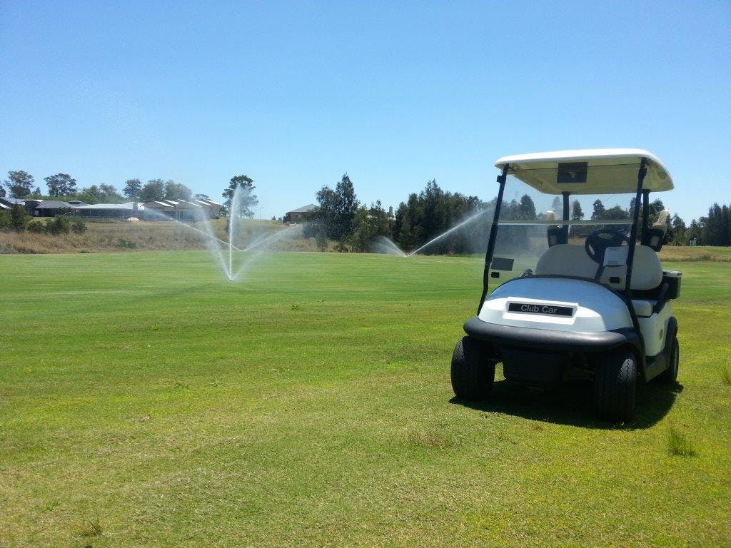 Recycled water for large green areas