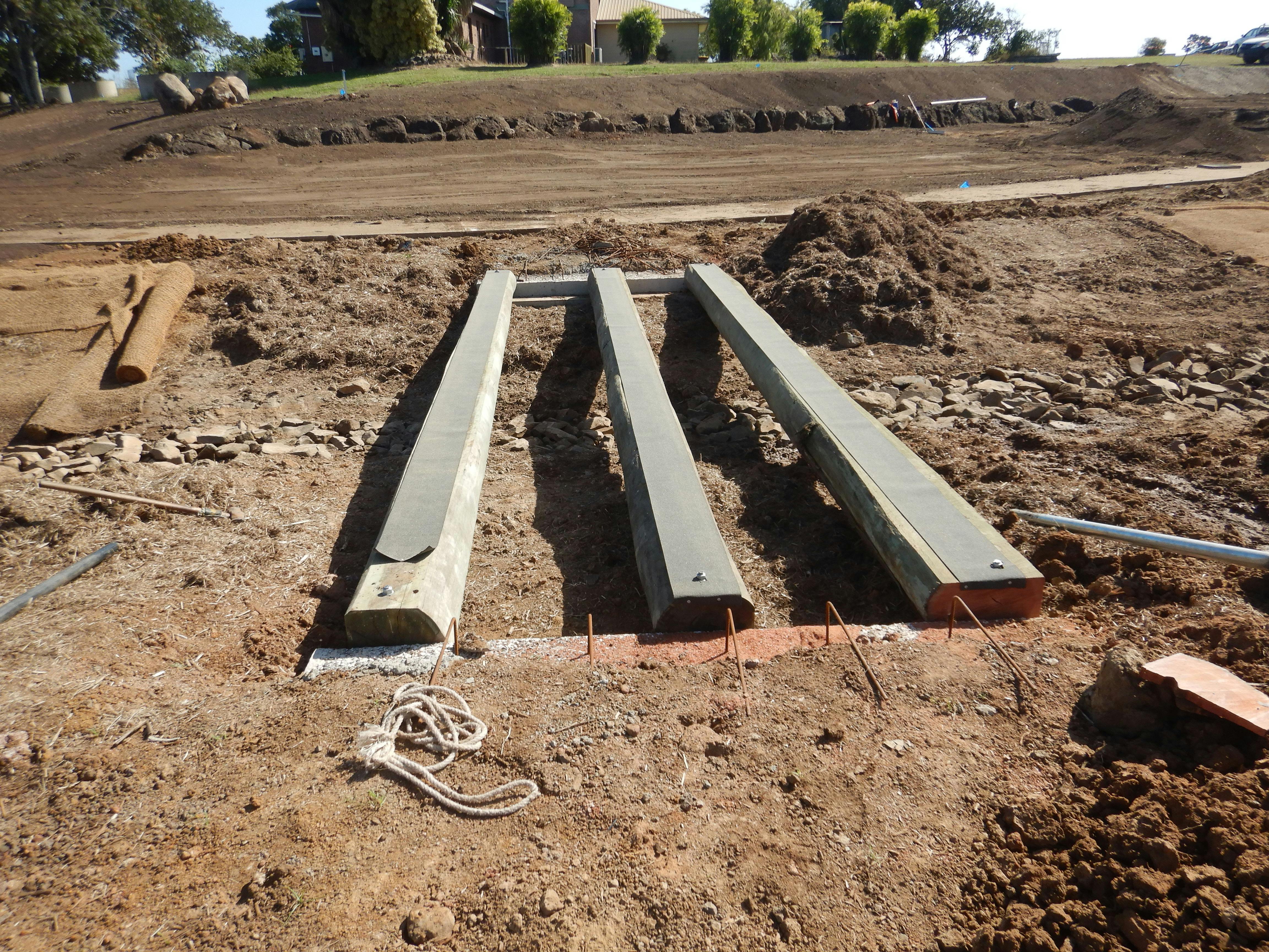 Foundations for the walkway.JPG