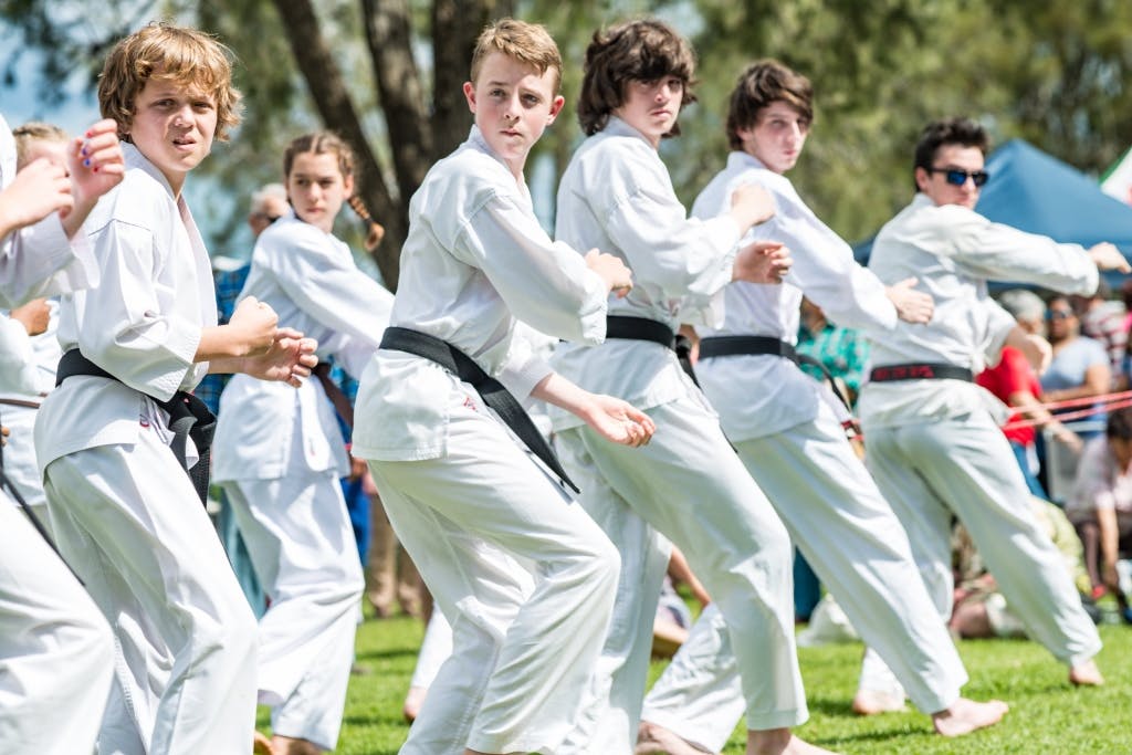 Karate demonstration