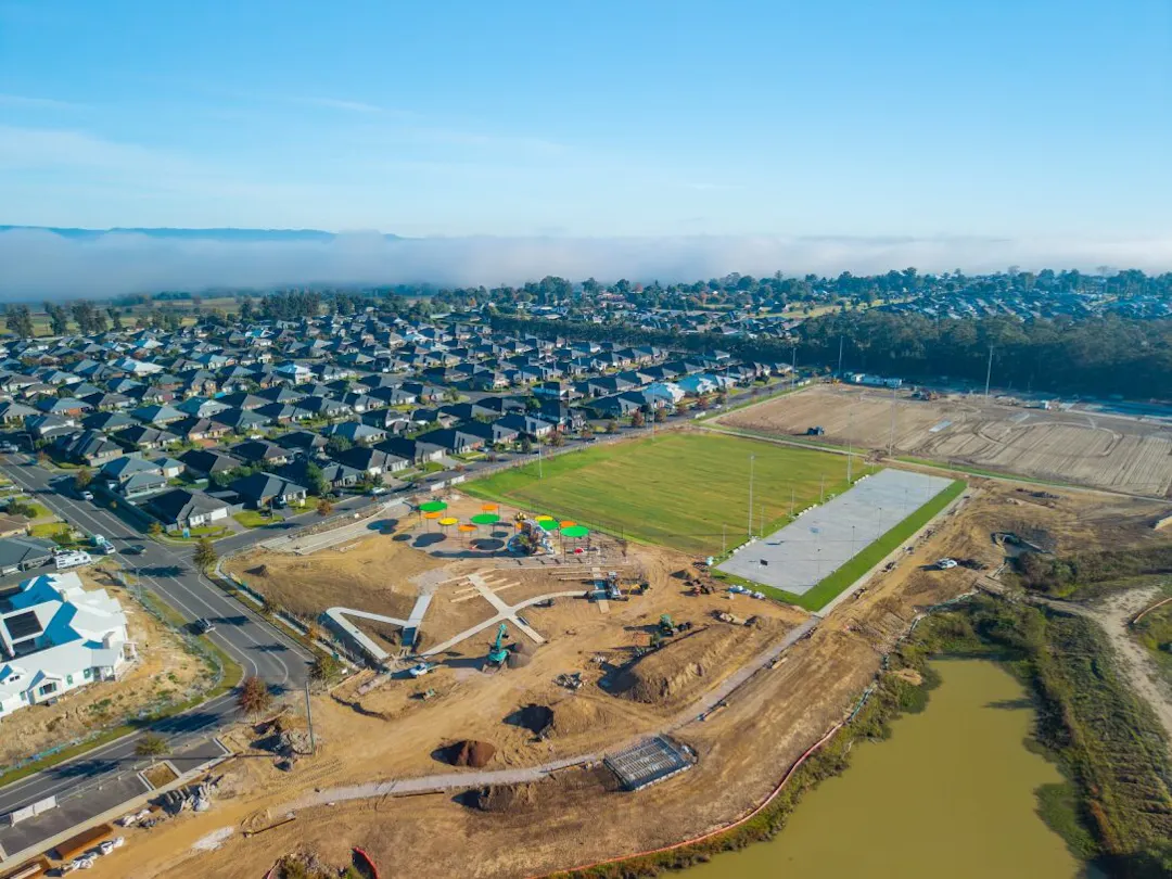 Artist impression of Fernadell Park Proposed Sporting Fields