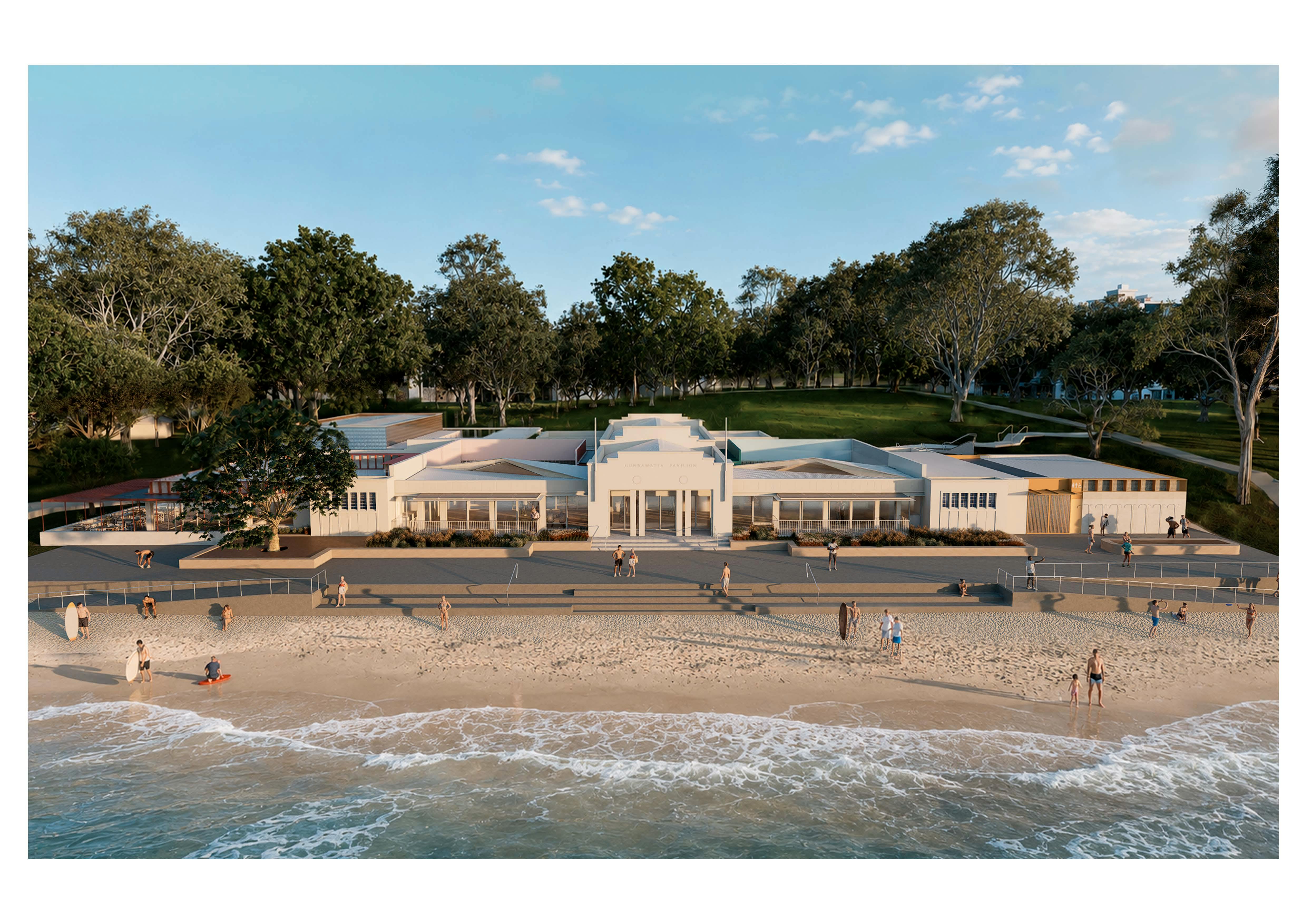 Gunnamatta Pavilion Aerial