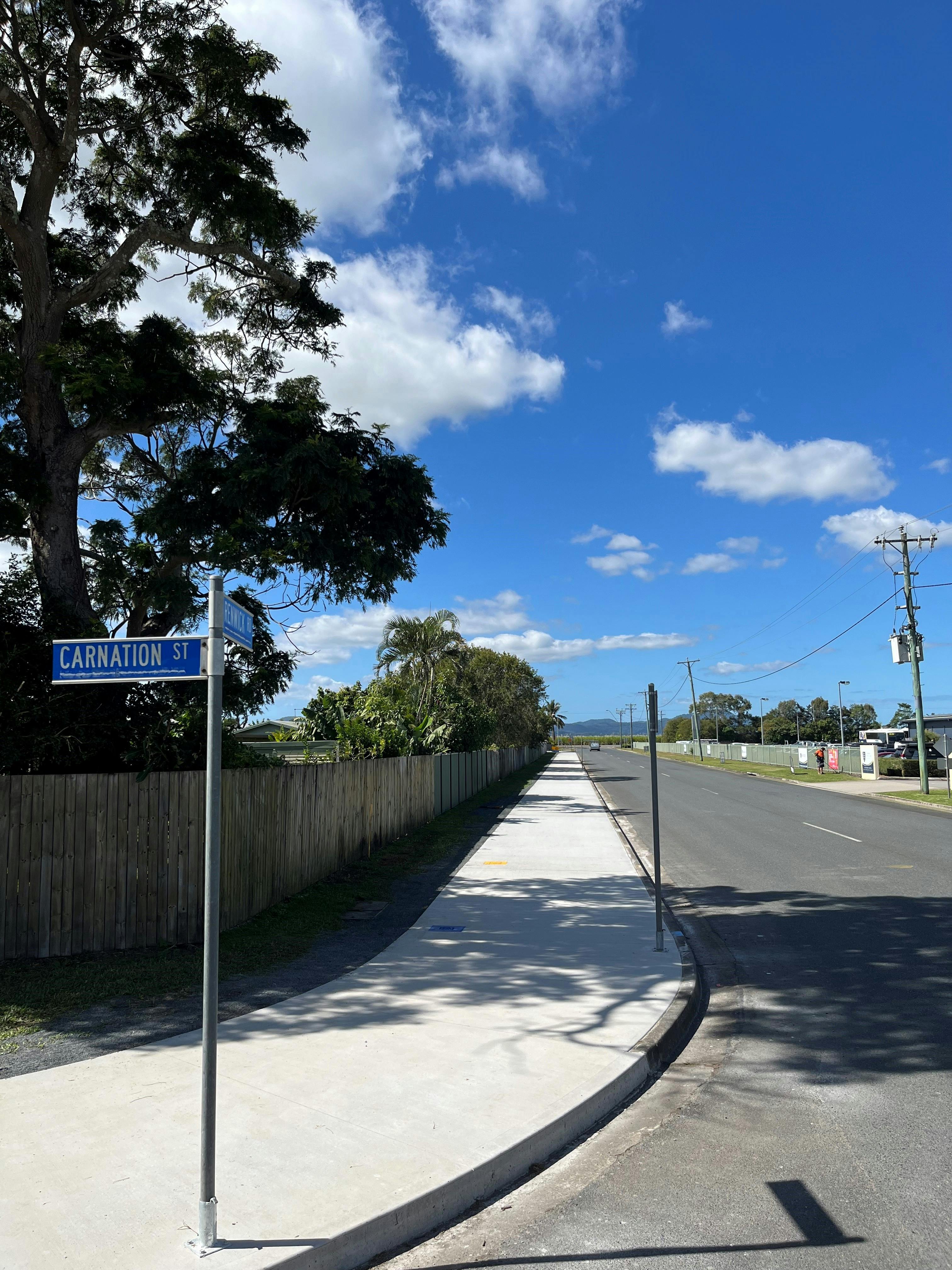 Renwick Rd path upgrade_Stage 2 progress photo