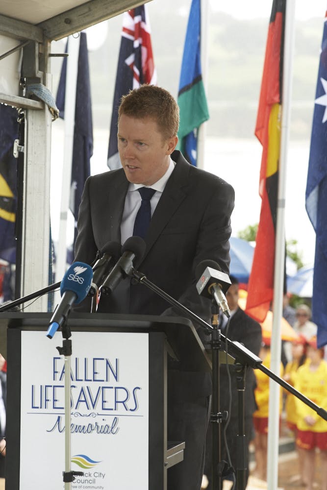 Fallen Lifesavers Memorial official opening 27 April 2014