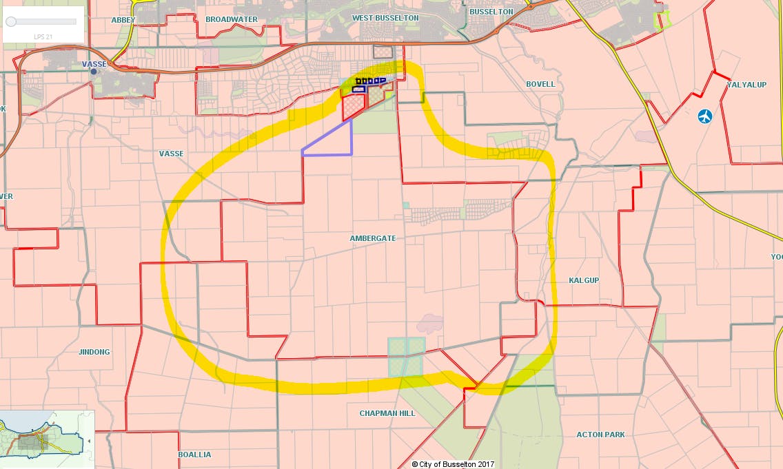 Figure 1 shows the area of the Ambergate Volunteer Bush Fire Brigade service area
