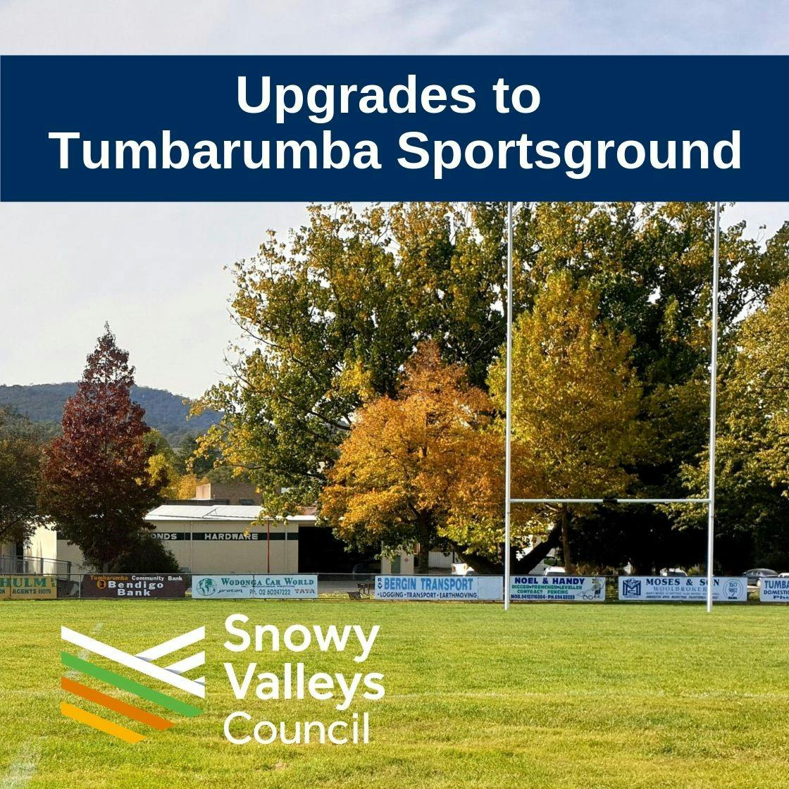 Upgrades to Tumbarumba Sportsground