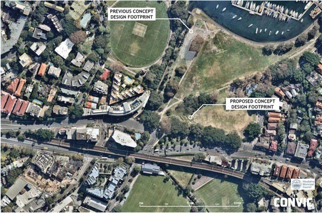 Concept Plan for Rushcutters Bay Park Youth Recreation Area