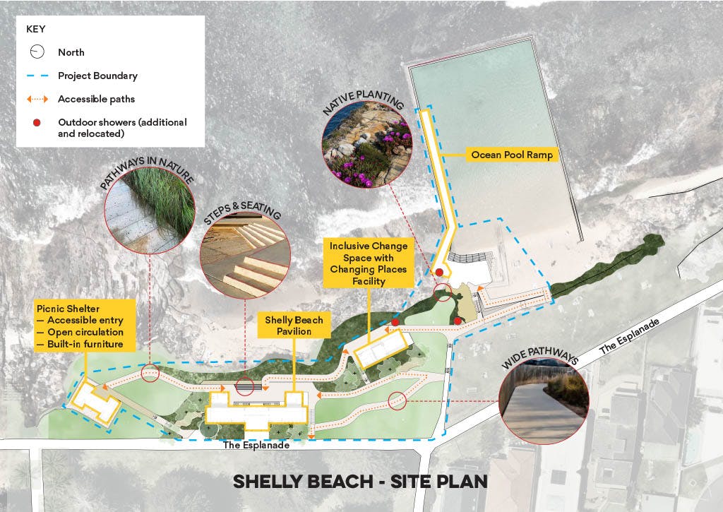 Shelly Beach - site plan 