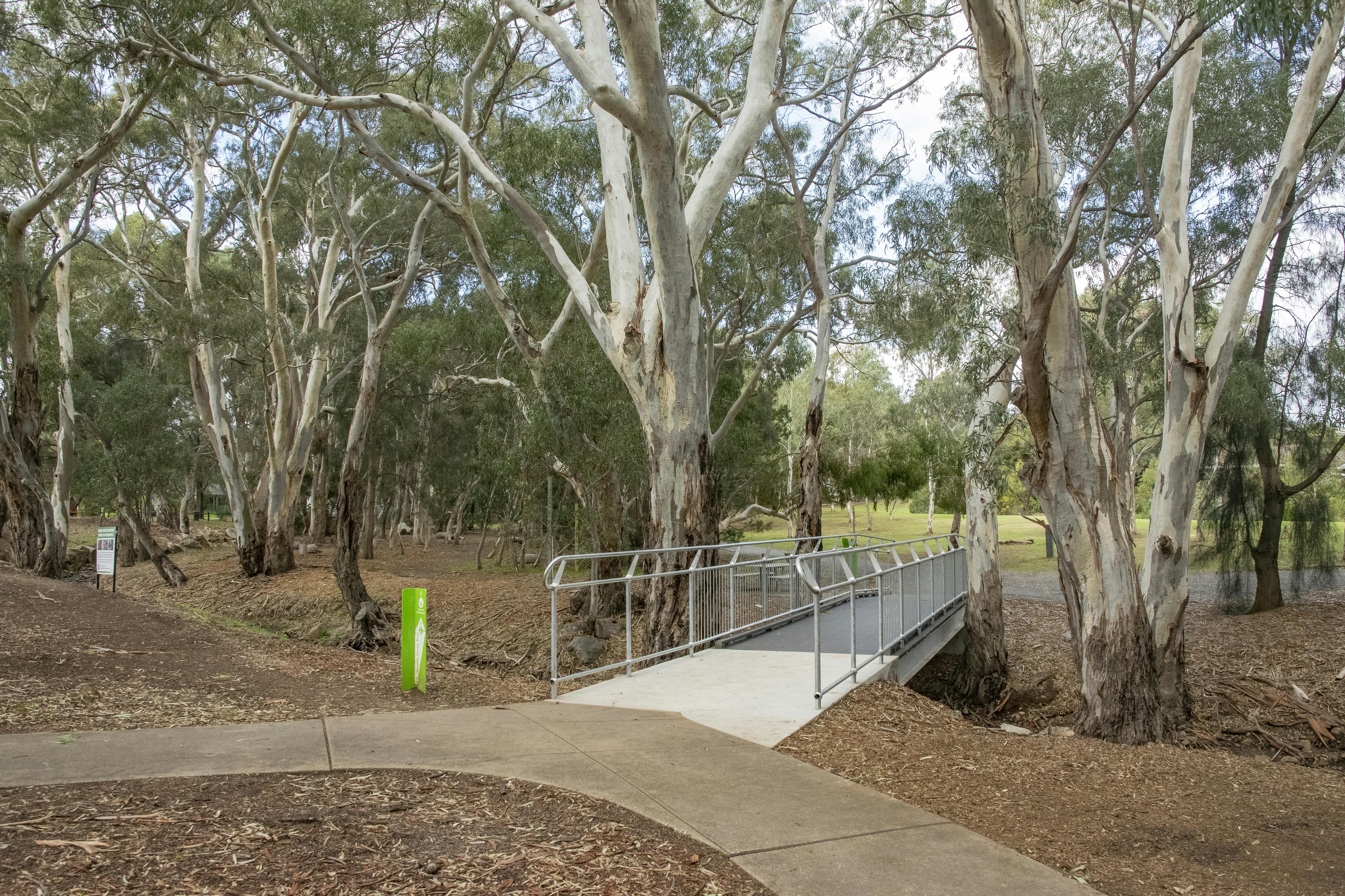 Infrastructure Improvements: new pedestrian bridge behind Campbelltown Function Centre