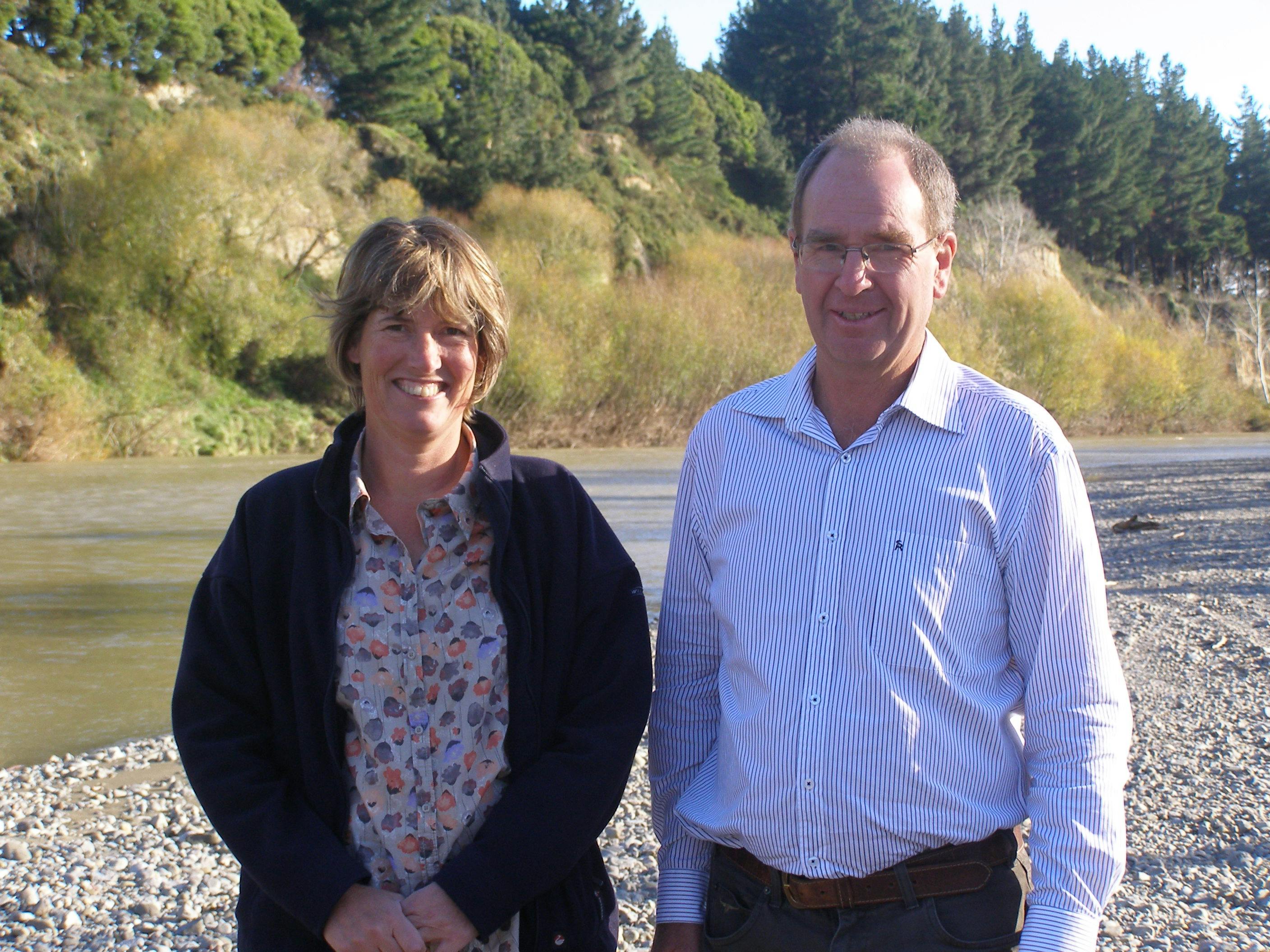 Deputy Chairy Esther Dykstra and Chair Peter Gawith