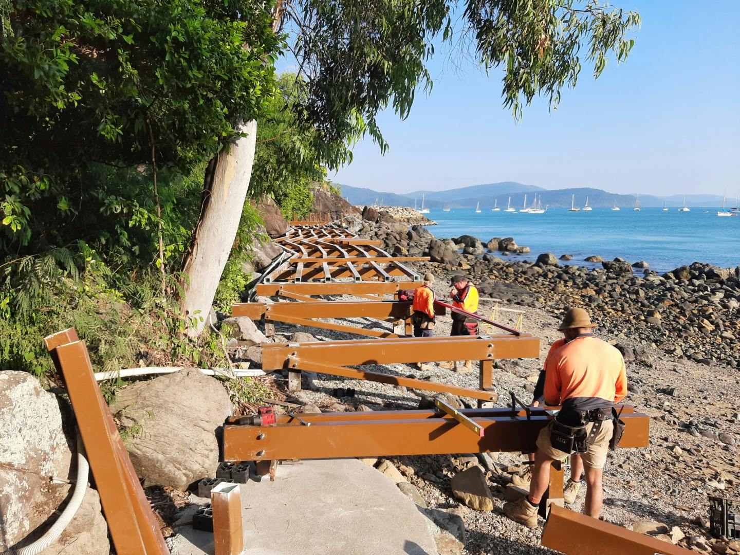 Stage 1 Boardwalk Upgrade halfway!