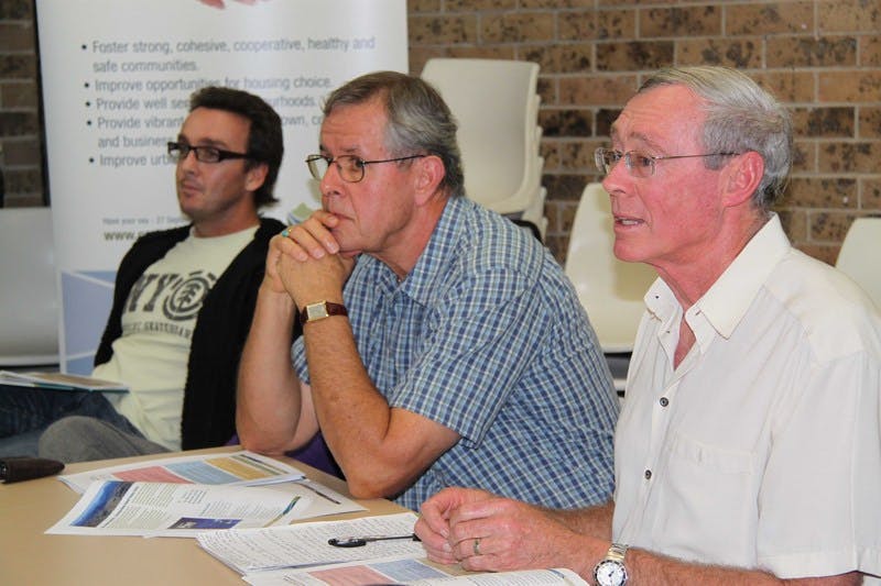 Delegates from the Terranora and Hastings Point residents associations. 