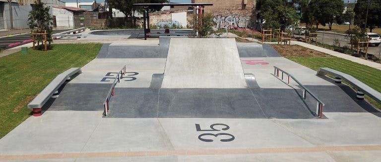 Example of proposed skateable elements