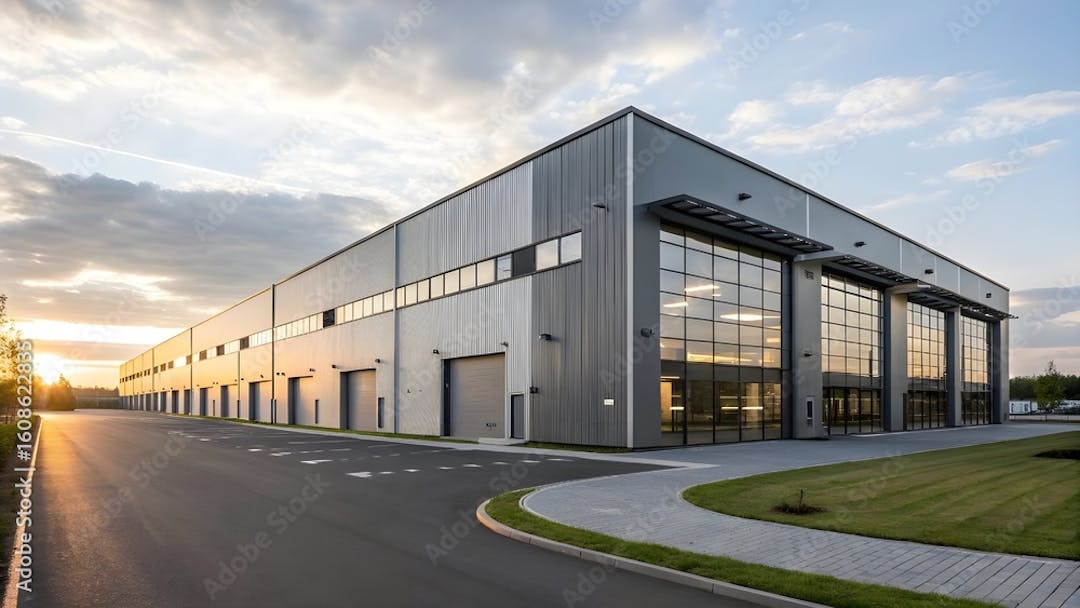 Large Building in Industrial Estate