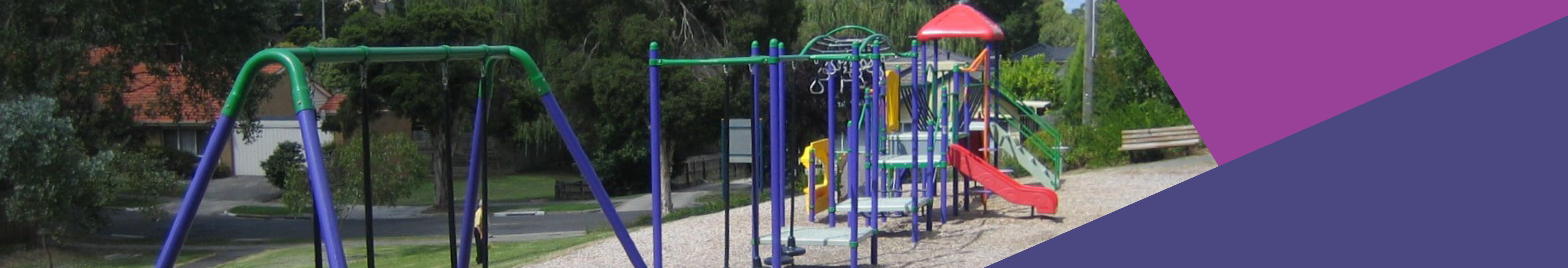Existing play equipment at Maggs Reserve
