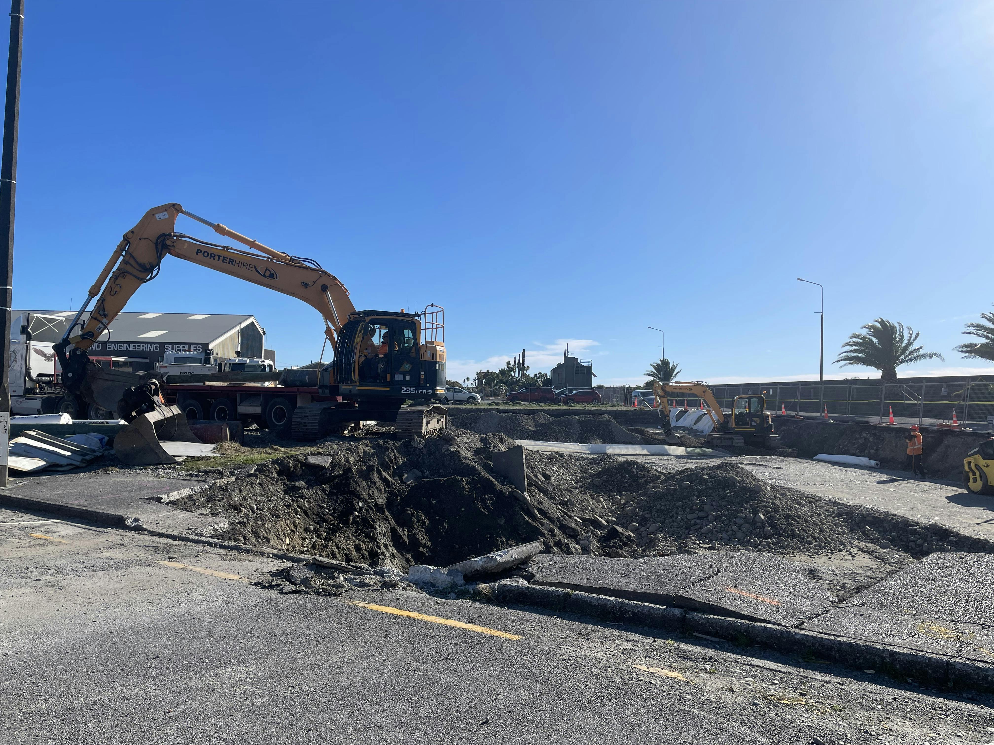 Breaking first ground. July 2024