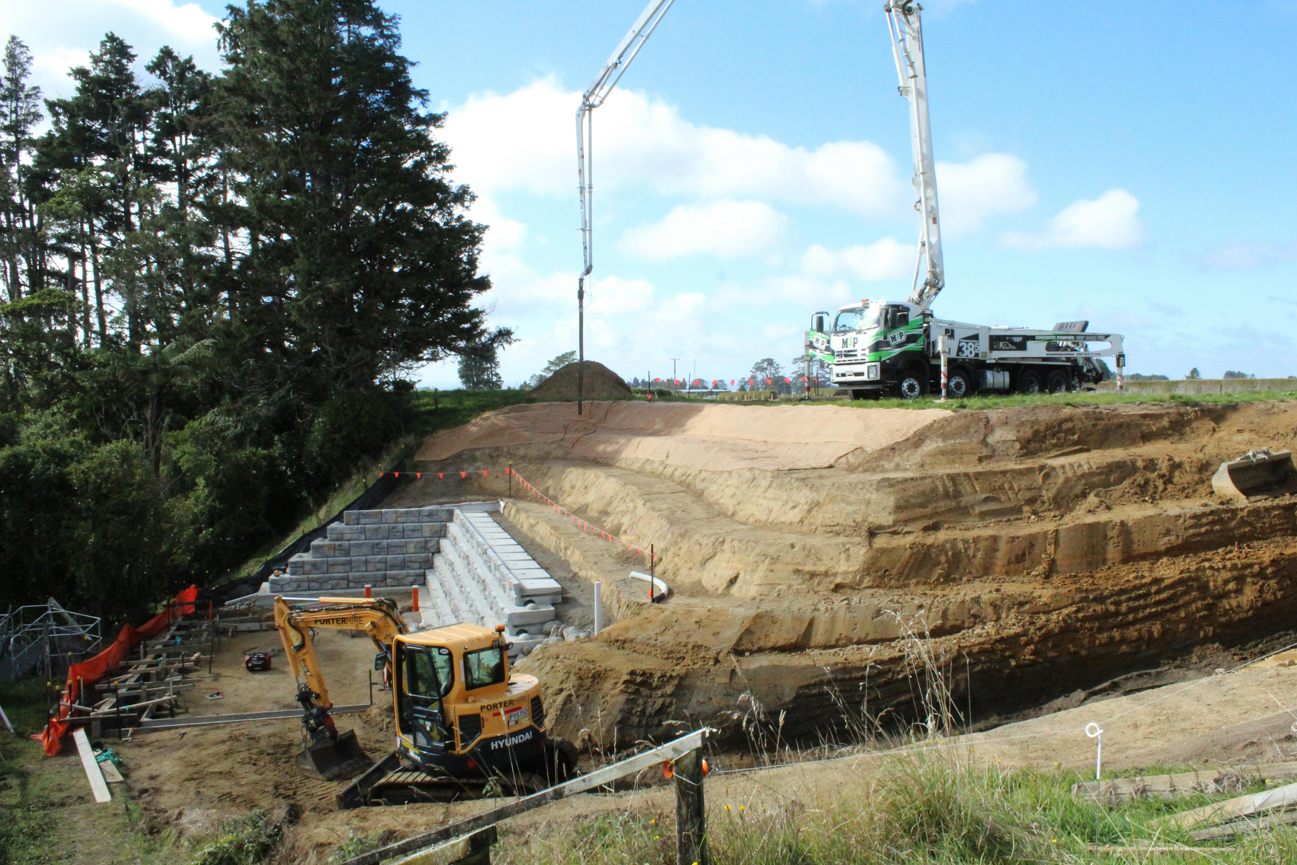 Concrete works for the foundation at the pump station . 2.JPG