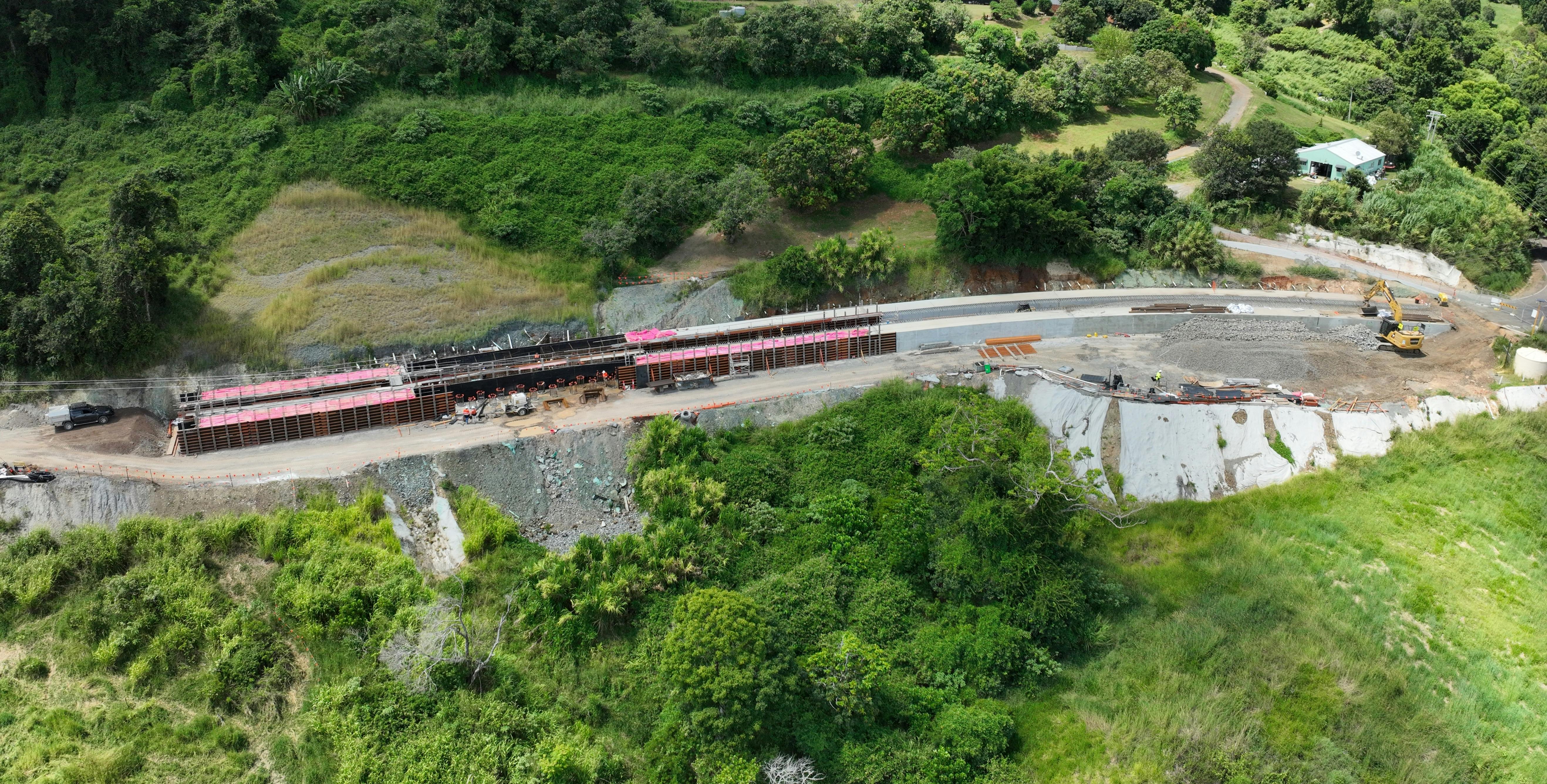 Progress on Black Mountain Road - January 2025