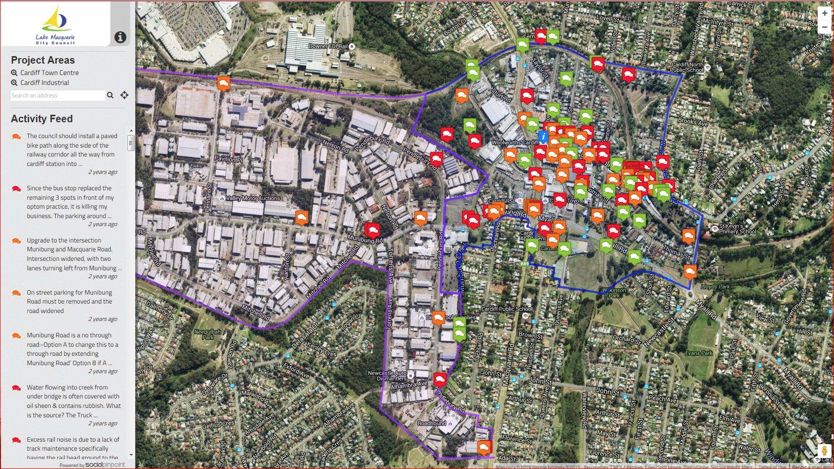 Online Interactive Map