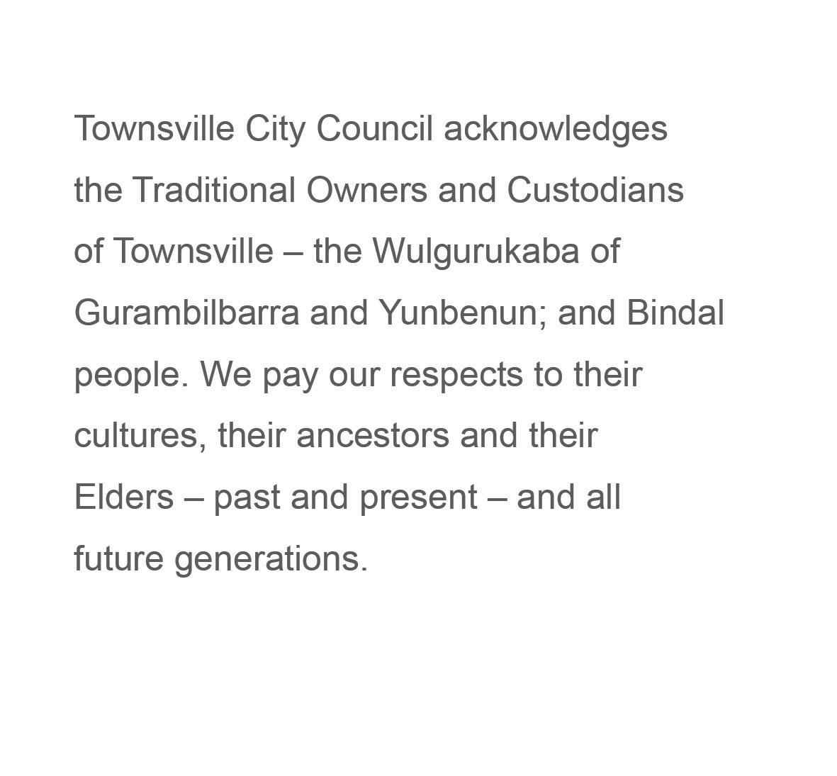 Traditional Owner Acknowledgement
