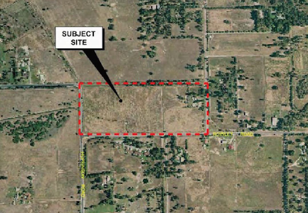 image of the subject site for the Darling Downs Structure Plan