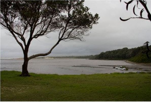 Middle Creek inlet after 2009 storm
