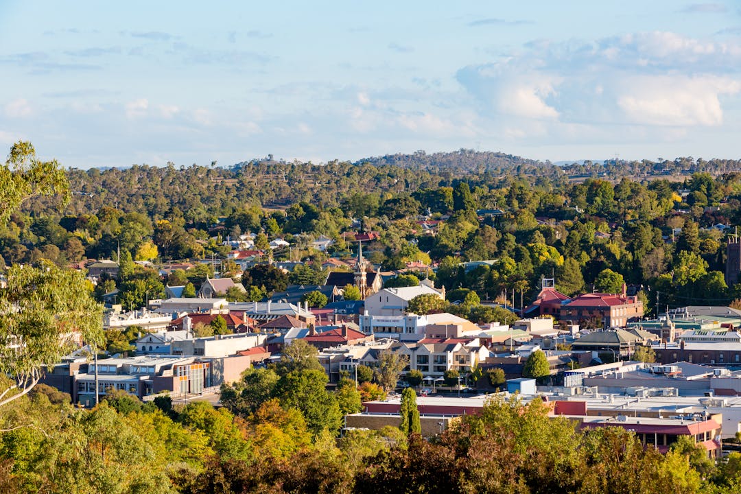 View of Armidale CBD