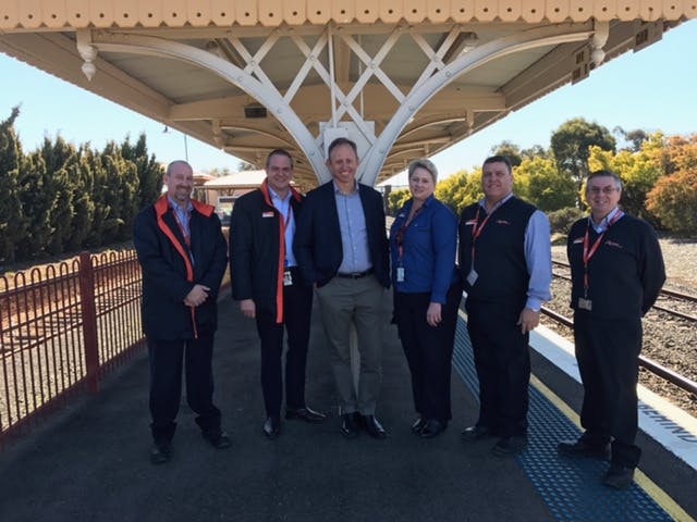 With the NSW TrainLink team at Orange