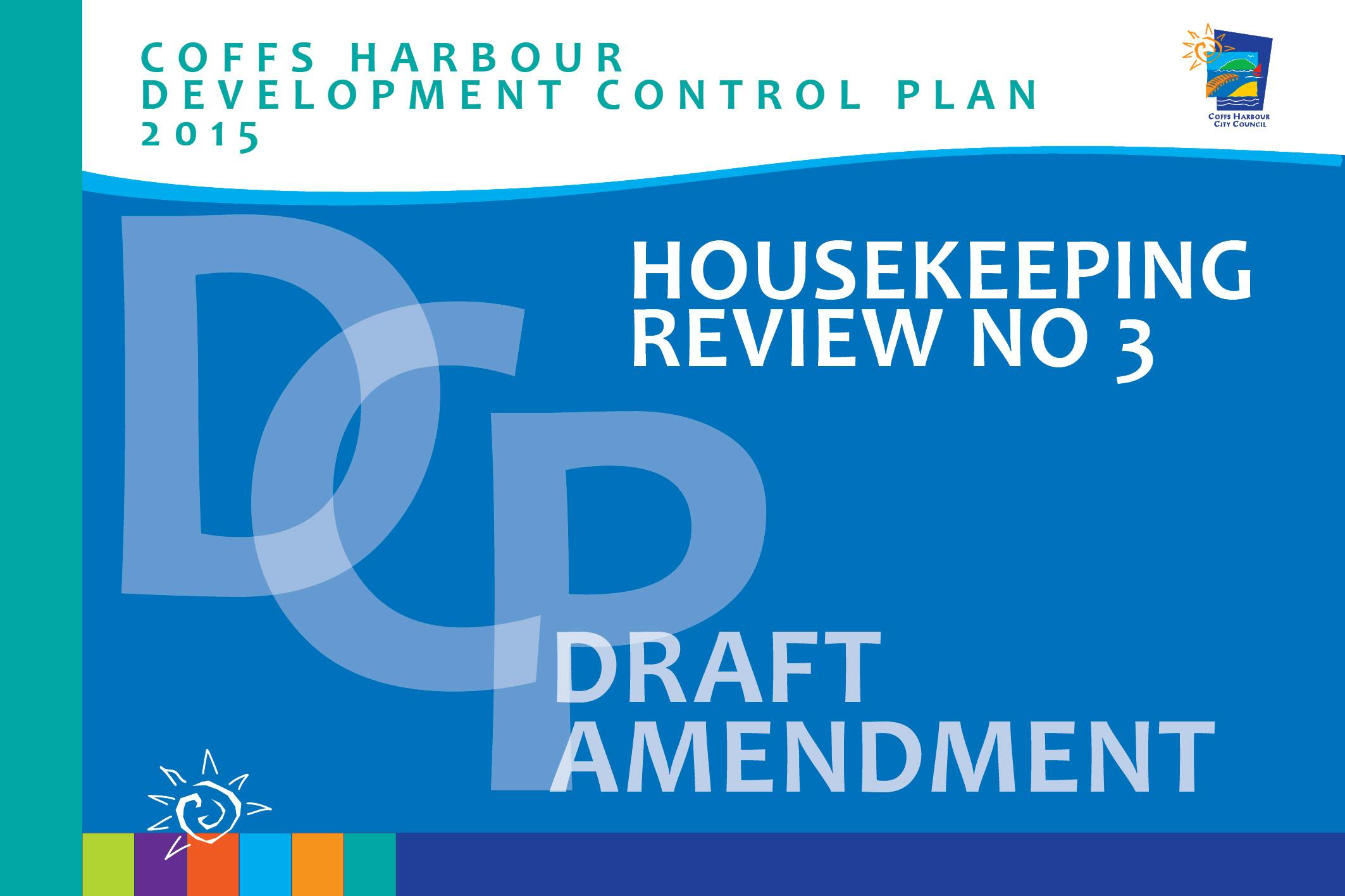 Draft DCP Amendment No 8 (Housekeeping 3)