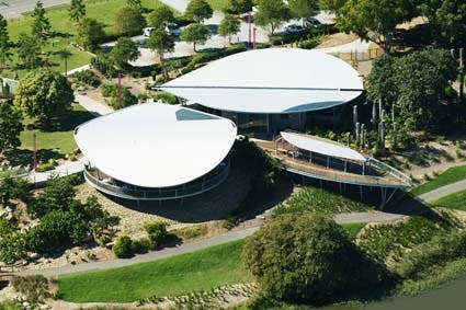 Visitors Centre Aerial View