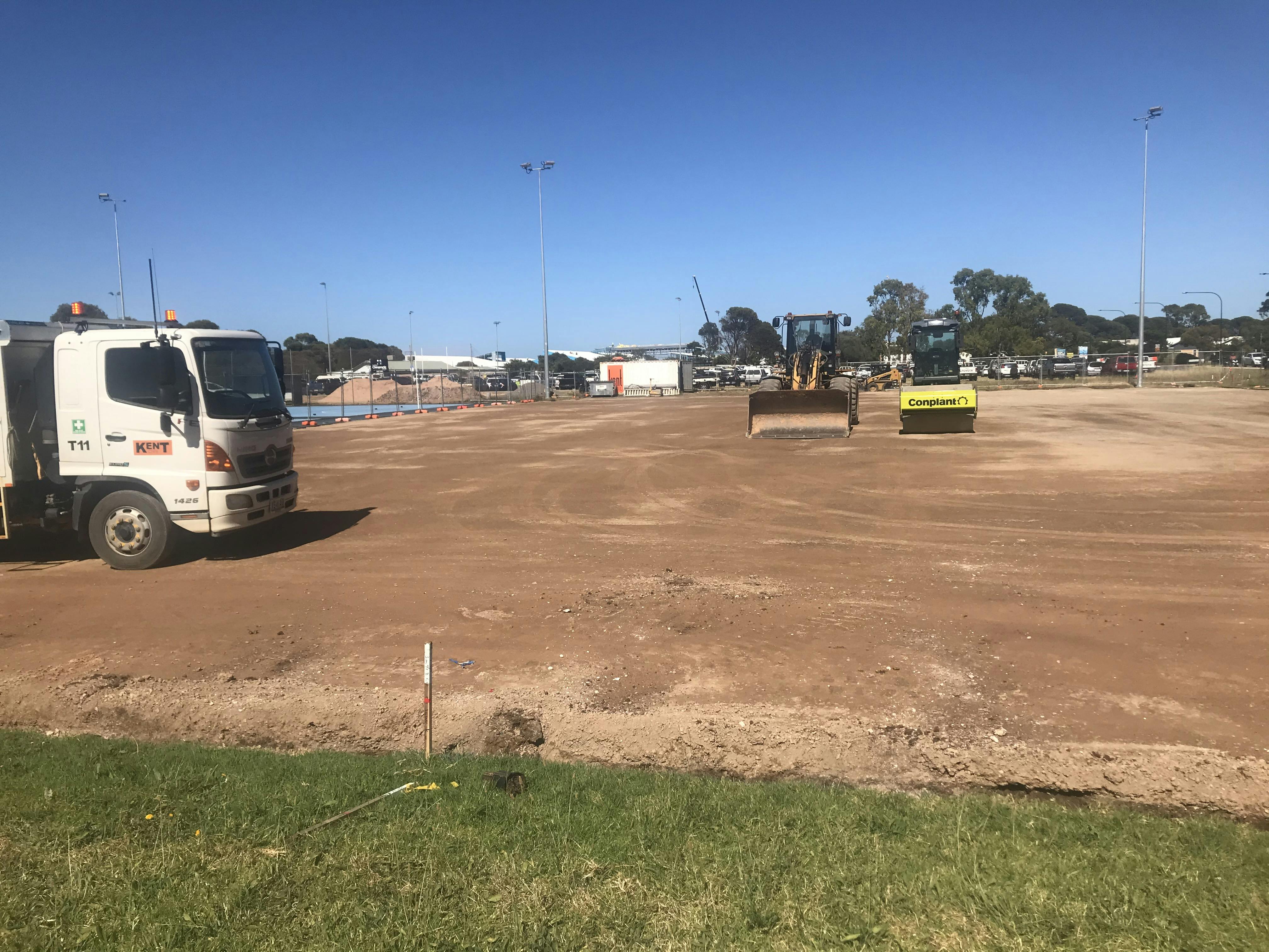 Construction of Netball Courts