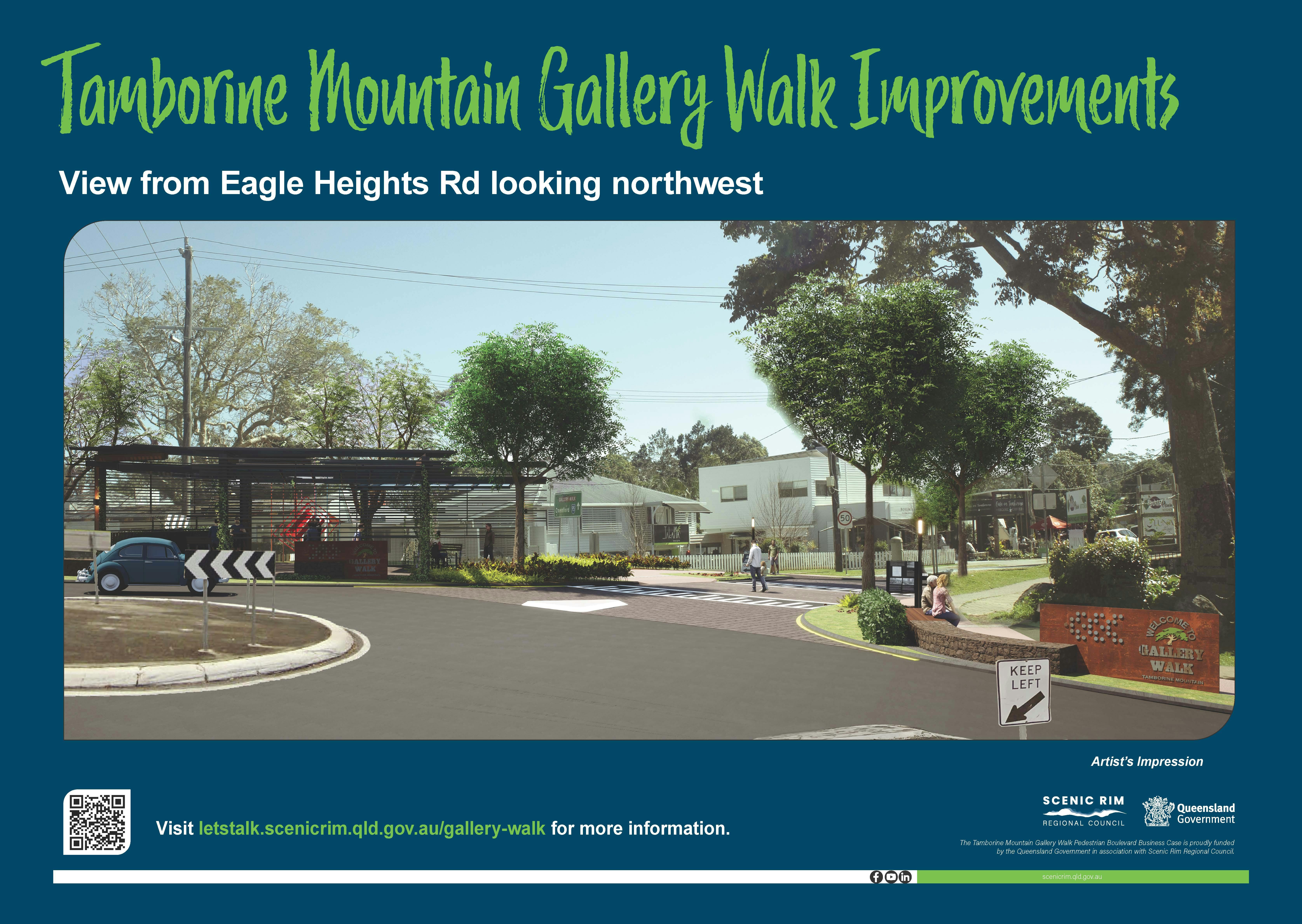 View from Eagle Heights Rd looking northwest