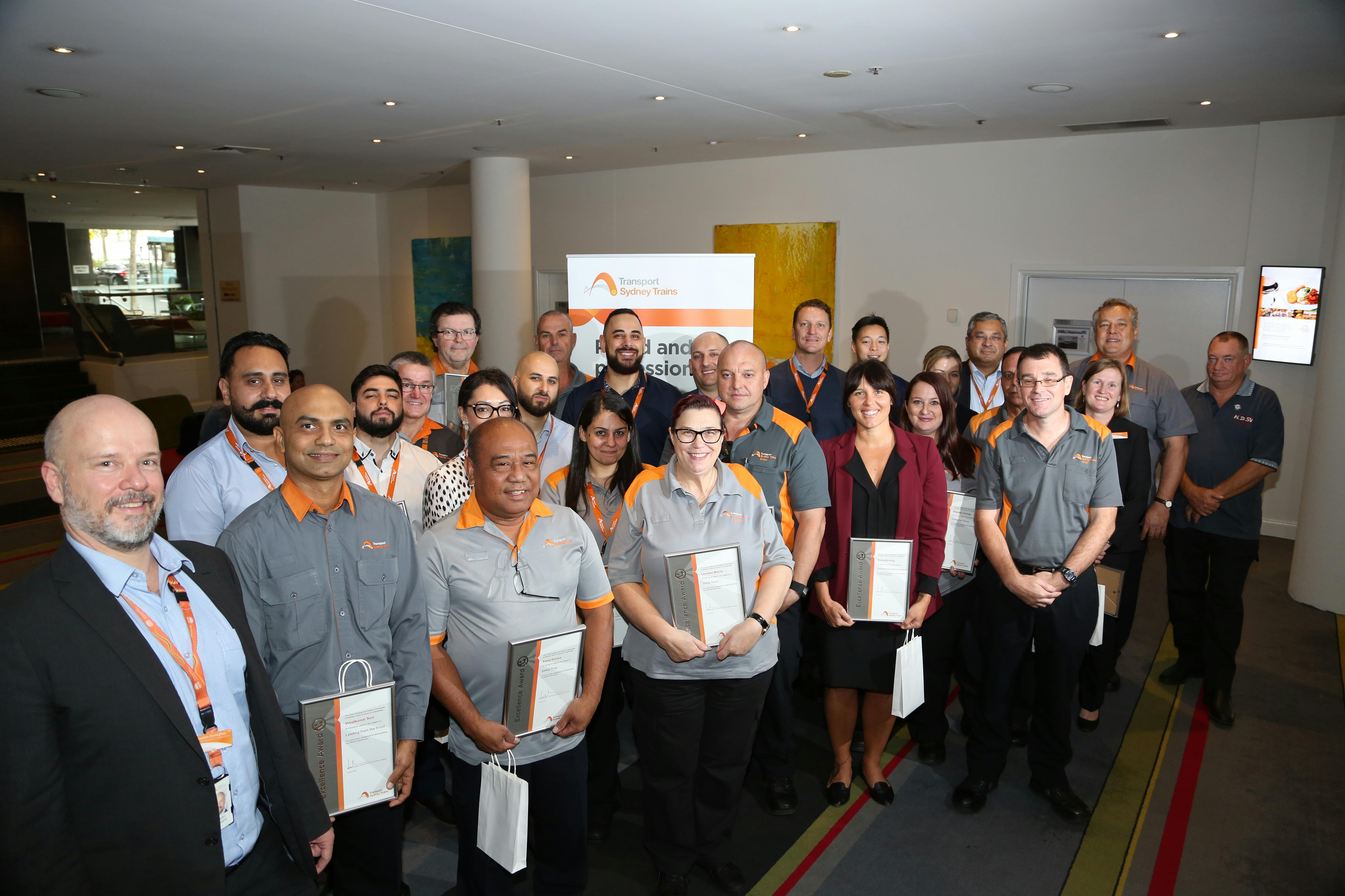 The Train Crewing and Support Excellence Awards were held earlier this month with 28 people across the Directorate recognised