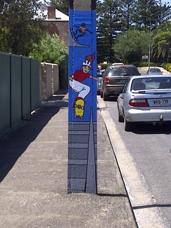 Just Add Water Stobie Pole Project, Stephanie Jucius, Artist & Coordinator, Create & Connect, 10 Hutchison Street, Goolwa