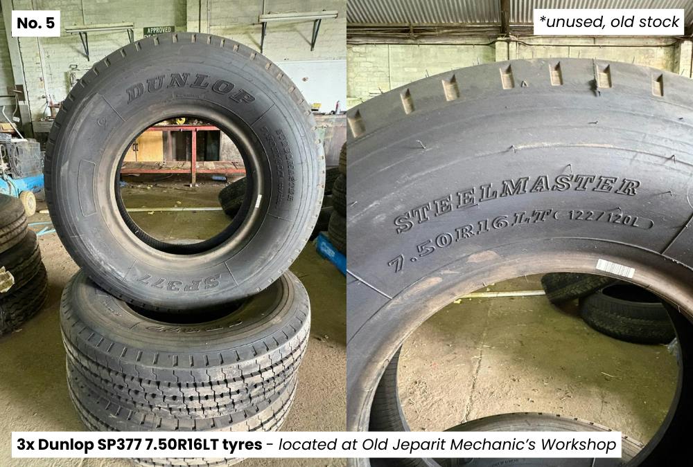 5. Dunlop SP377 tyres - Old Jeparit Mechanics Workshop.png