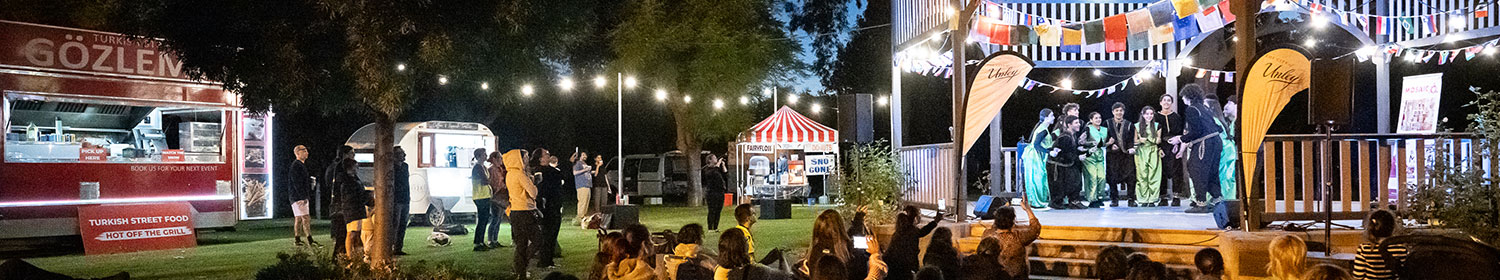 Unley in Harmony Picnic - group performs on the rotunda