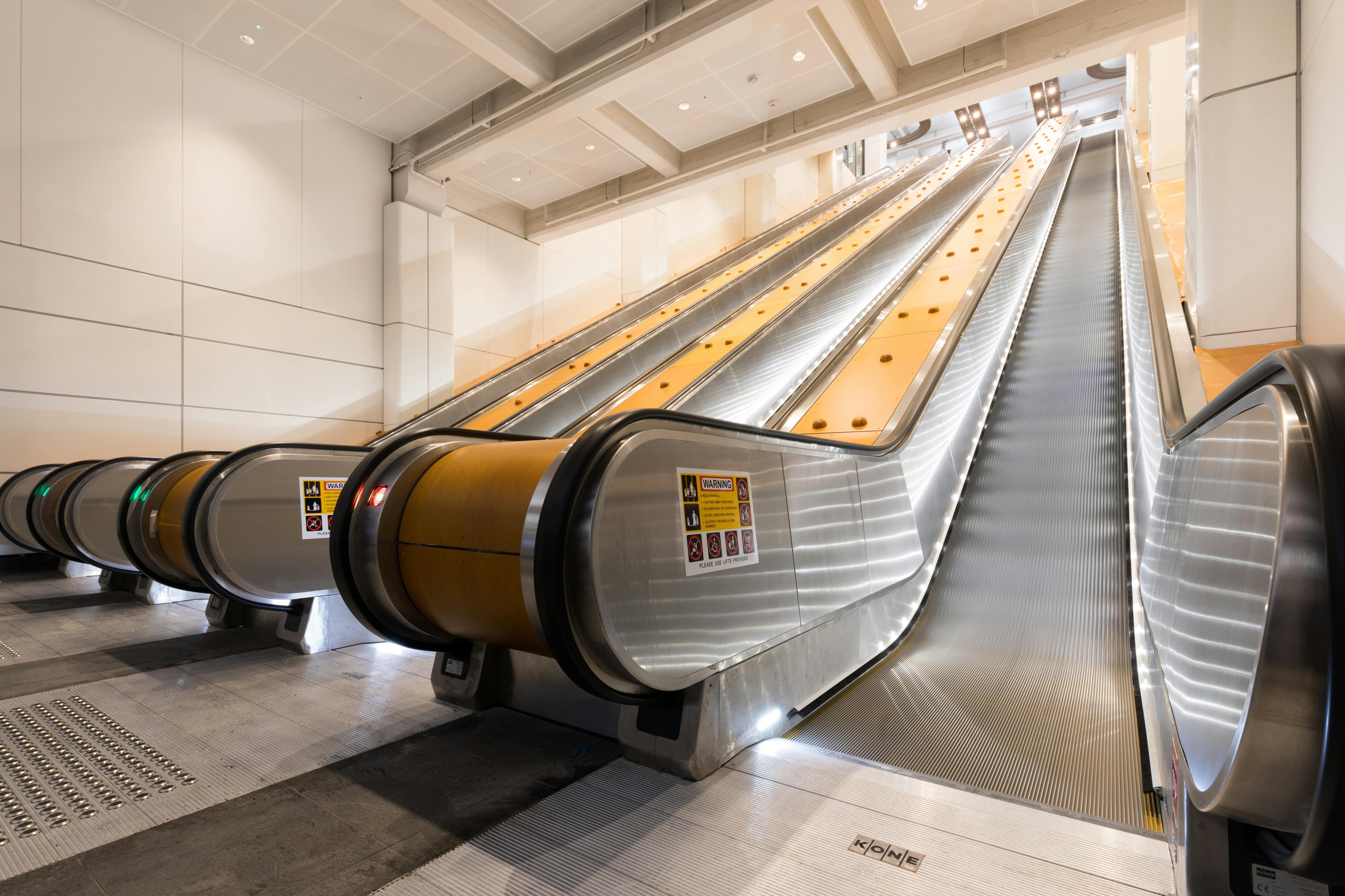 Wynyard station escalator upgrade