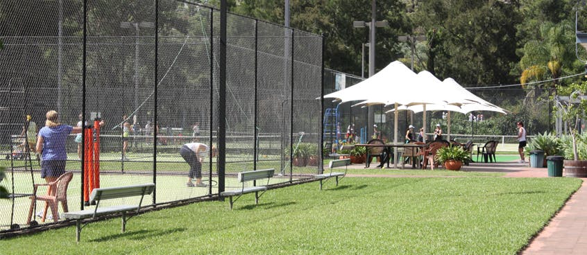 The Willis tennis courts