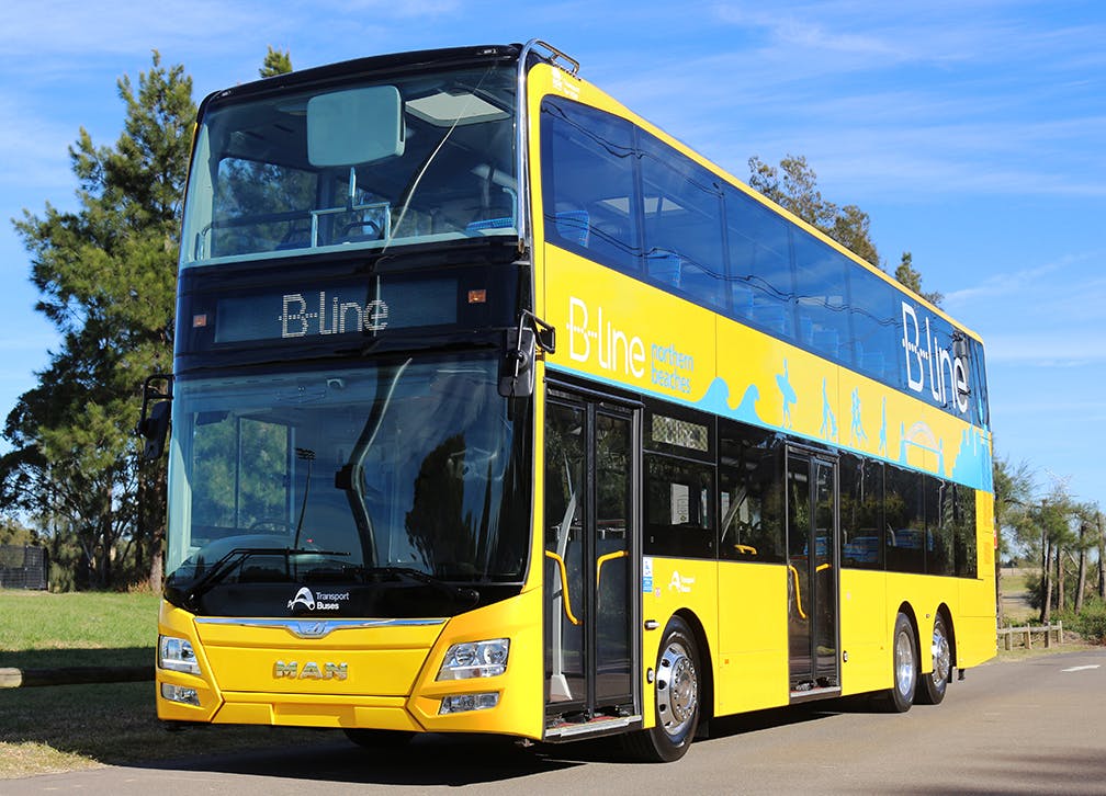 One of the new B-Line buses