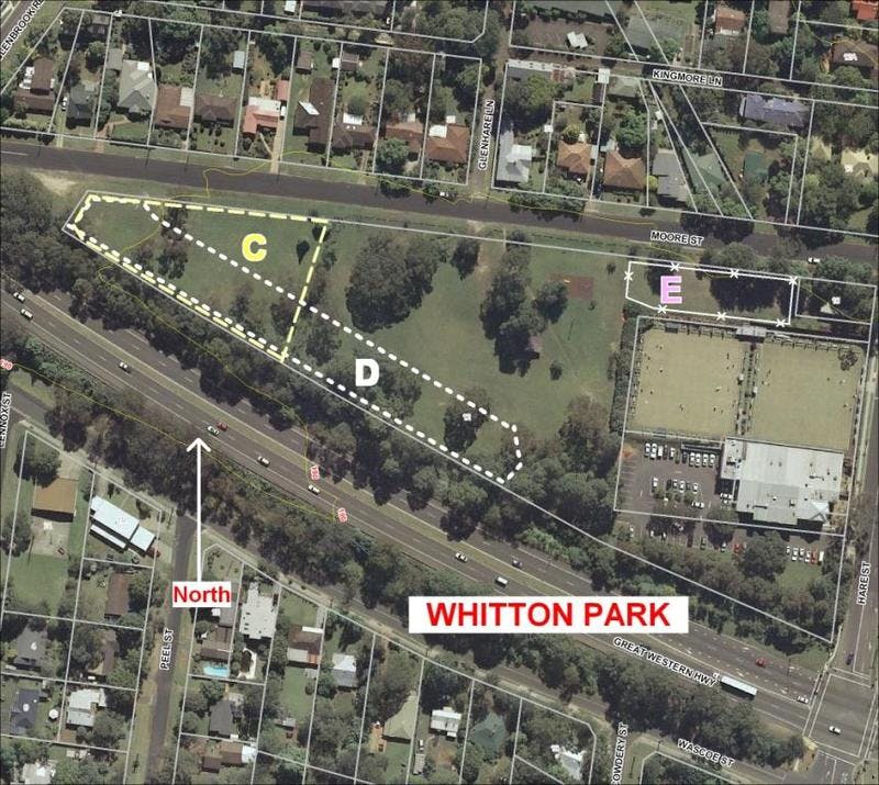 Map Whitton Park Dog Off-Leash Options