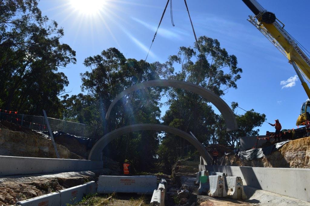 Craning in the arches