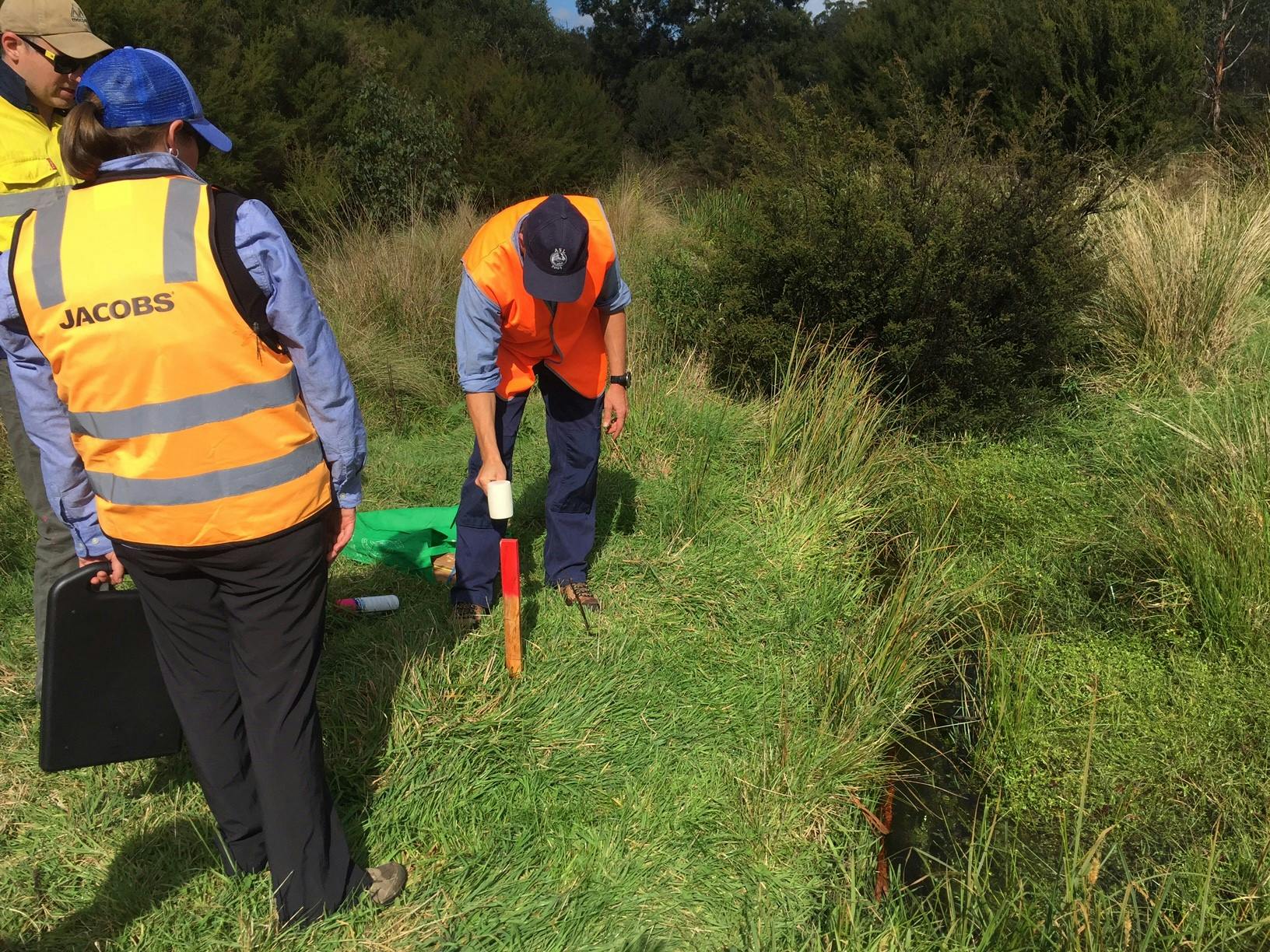 Technical survey at Boundary Creek