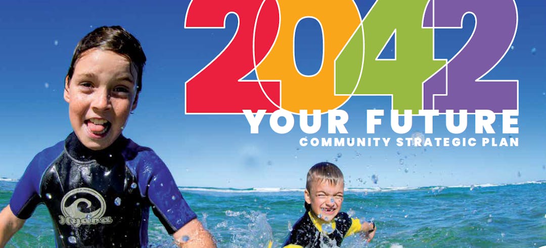 2042 Your Future cover image - two boys in the surf