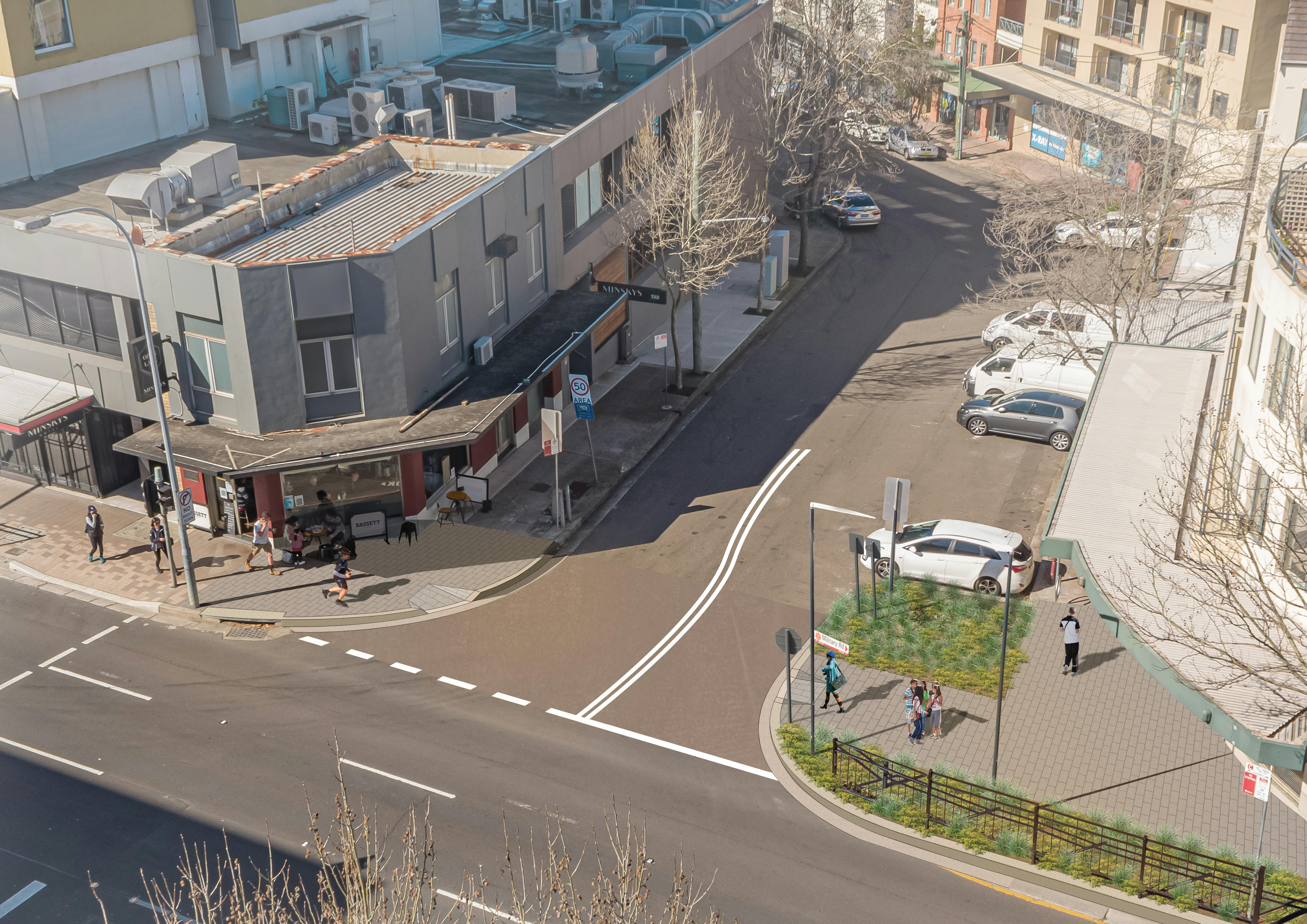 Cabramatta Road Option B - Photomontage, Elevated Level