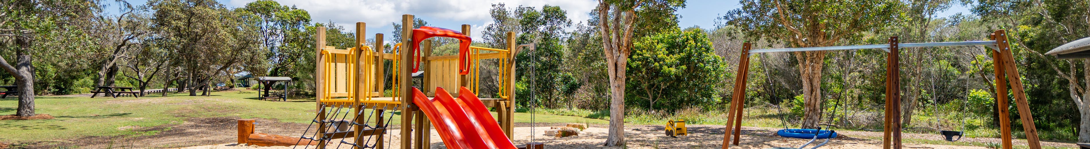 a new playground at Pilot Beach Reserve