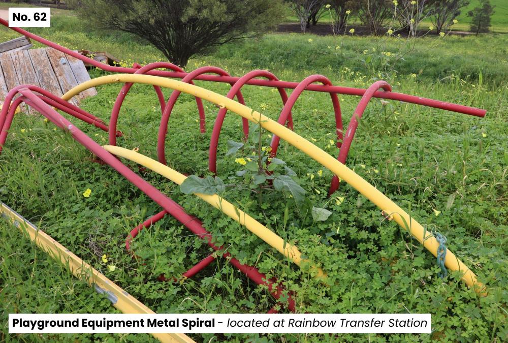62. Playground Equipment Metal Spiral - Rainbow Transfer Station.png