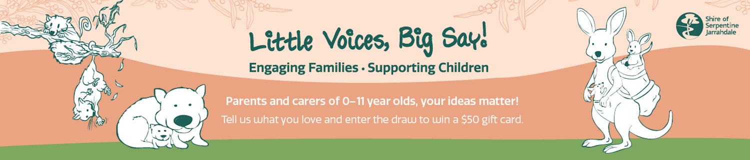 Banner for Little Voice Big Say Your Say SJ