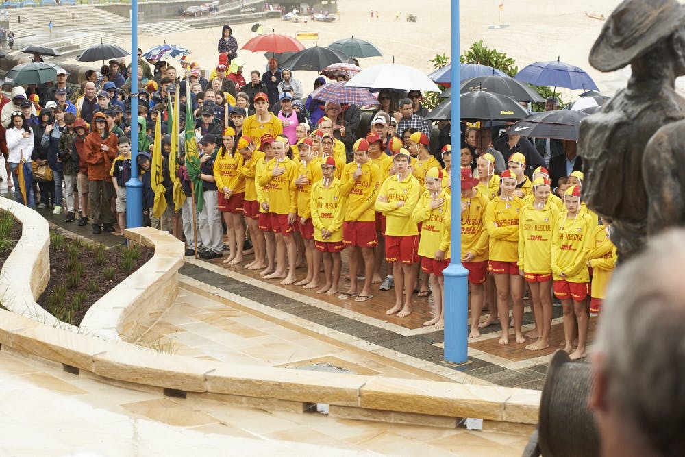 Fallen Lifesavers Memorial official opening 27 April 2014